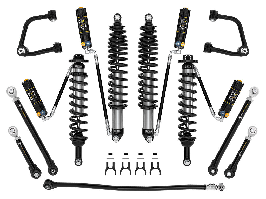 ICON Vehicle Dynamics K40007TD 21-23 BRONCO NON-SASQUATCH 3-4" LIFT STAGE 7 SUSPENSION SYSTEM CDXS TUBULAR for Select Ford Bronco