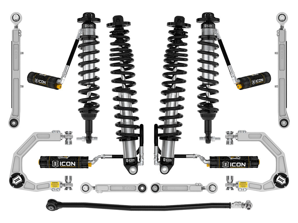 ICON Vehicle Dynamics K40007 21-23 BRONCO NON-SASQUATCH 3-4" LIFT STAGE 7 SUSPENSION SYSTEM CDCV BILLET for Select Ford Bronco