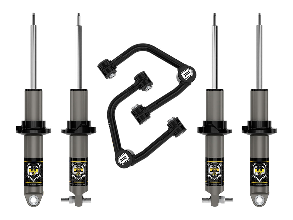 ICON Vehicle Dynamics K40012T 21-23 BRONCO HOSS 2.0 PKG 0-2" LIFT STAGE 2 SUSPENSION SYSTEM TUBULAR for Select Ford Bronco