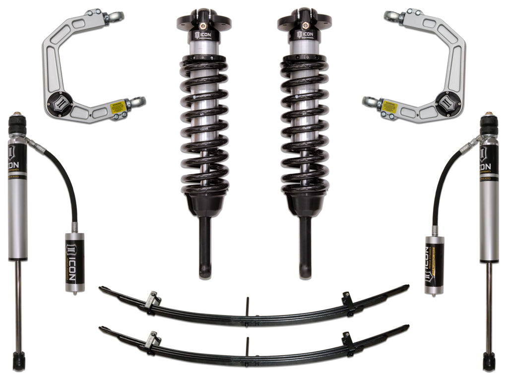 ICON Vehicle Dynamics K53003 05-15 TACOMA 0-3.5"/16-23 0-2.75" STAGE 3 SUSPENSION SYSTEM W BILLET UCA for Select Toyota Tacoma