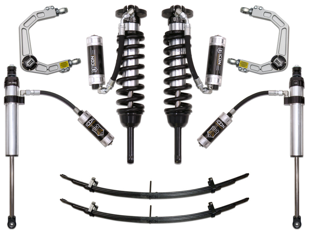 ICON Vehicle Dynamics K53006 05-15 TACOMA 0-3.5"/16-23 0-2.75" STAGE 6 SUSPENSION SYSTEM W BILLET UCA for Select Toyota Tacoma