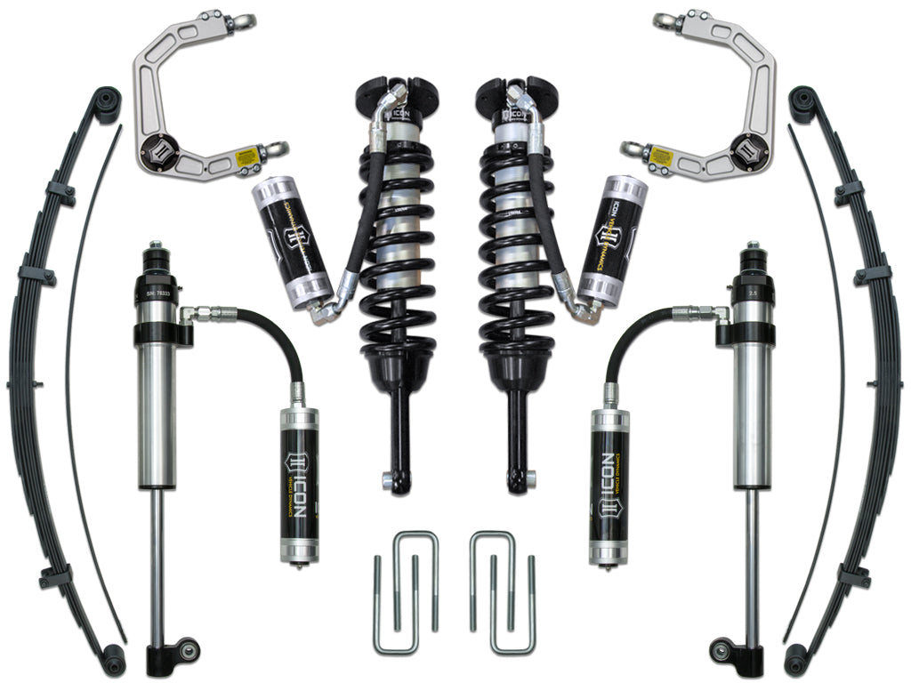 ICON Vehicle Dynamics K53008 05-15 TACOMA 0-3.5"/16-23 0-2.75" STAGE 8 SUSPENSION SYSTEM W BILLET UCA for Select Toyota Tacoma