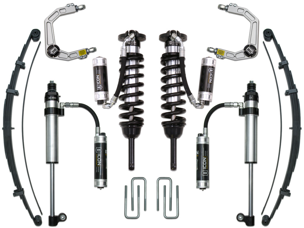 ICON Vehicle Dynamics K53009 05-15 TACOMA 0-3.5"/16-23 0-2.75" STAGE 9 SUSPENSION SYSTEM W BILLET UCA for Select Toyota Tacoma