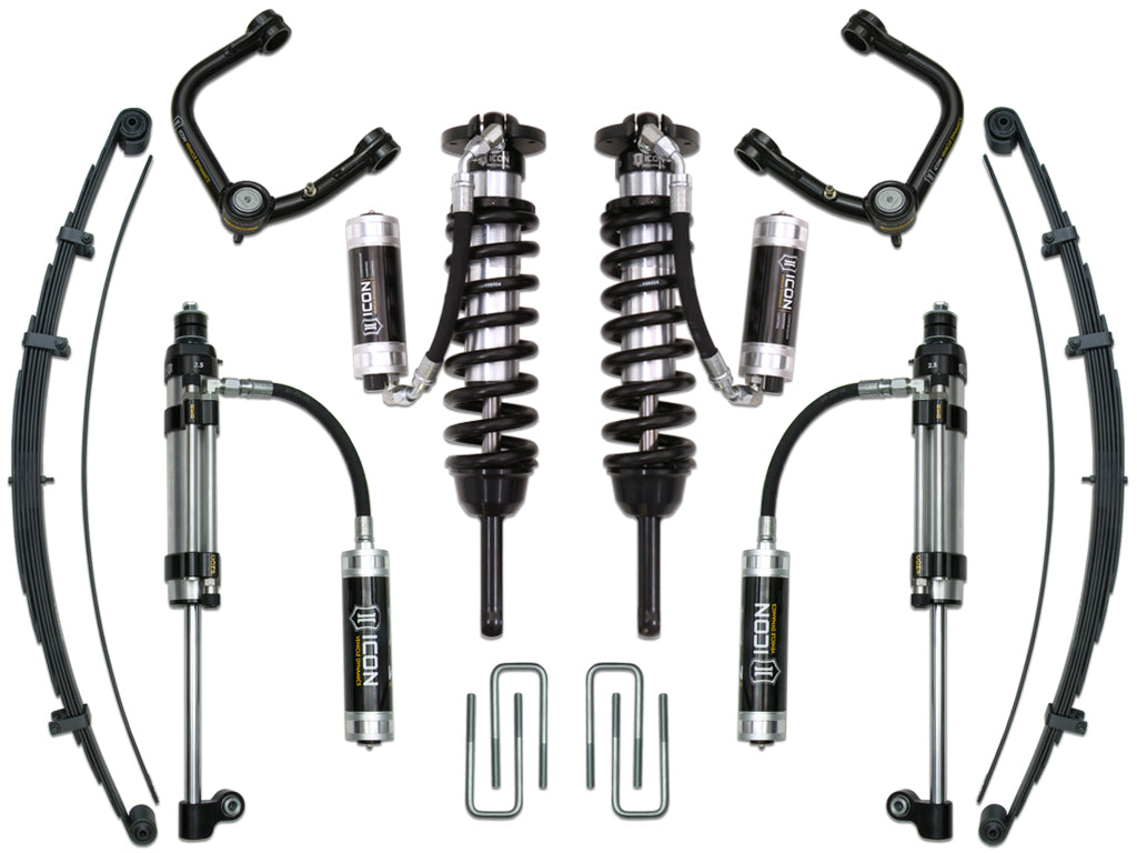 ICON Vehicle Dynamics K53010T 05-15 TACOMA 0-3.5"/16-23 0-2.75" STAGE 10 SUSPENSION SYSTEM W TUBULAR UCA for Select Toyota Tacoma