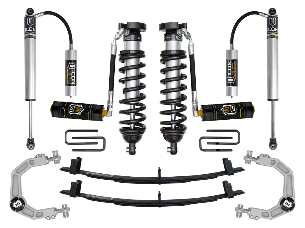 ICON Vehicle Dynamics K53015B 95.5-04 TACOMA 0-3" STAGE 5 SUSPENSION SYSTEM W BILLET UCA for Select Toyota Tacoma