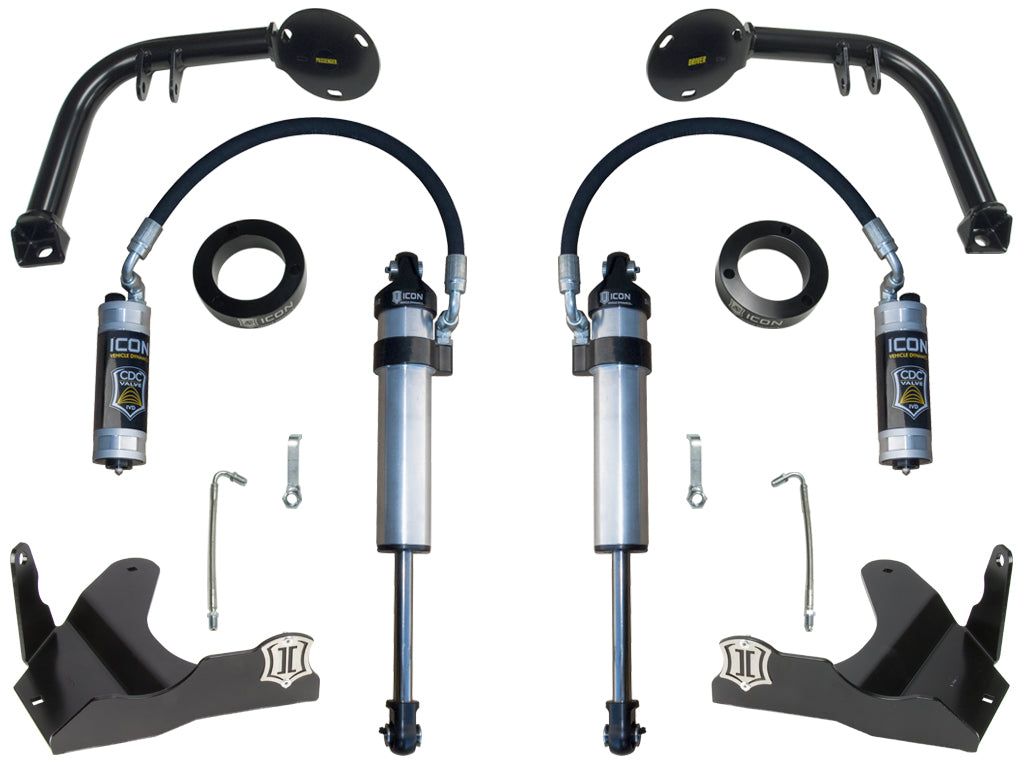 ICON Vehicle Dynamics K53112 05-15 TACOMA/03-09 4RUNNER/07-09 FJ S2 STAGE 2 UPGRADE SYSTEM for Select Lexus GX470, Toyota 4Runner, Toyota FJ Cruiser, Toyota Tacoma