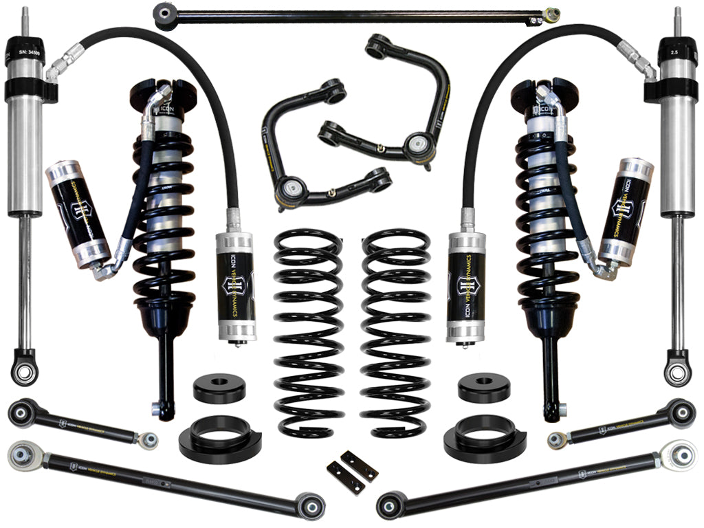 ICON Vehicle Dynamics K53176T 03-09 GX470 0-3.5" STAGE 6 SUSPENSION SYSTEM W TUBULAR UCA for Select Lexus GX470