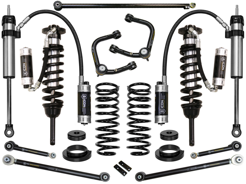 ICON Vehicle Dynamics K53177T 03-09 GX470 0-3.5" STAGE 7 SUSPENSION SYSTEM W TUBULAR UCA for Select Lexus GX470