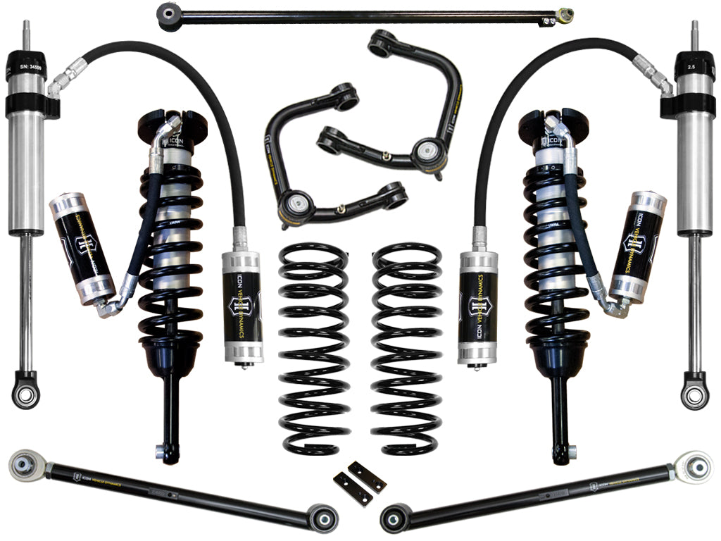 ICON Vehicle Dynamics K53185T 10-UP GX460 0-3.5" STAGE 5 SUSPENSION SYSTEM W TUBULAR UCA for Select Lexus GX460