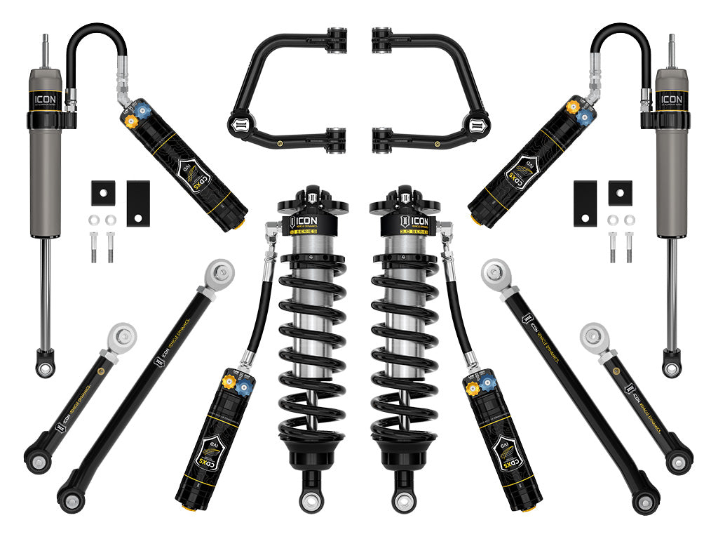 ICON Vehicle Dynamics K53211TD 22-25 TUNDRA 2-3.25" STAGE 1 3.0 SUSPENSION SYSTEM TUBULAR CDXS for Select Toyota Tundra