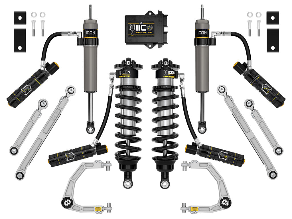 ICON Vehicle Dynamics K53214 22-25 TUNDRA 1.25-3.25" STAGE 4 3.0 SUSPENSION SYSTEM BILLET for Select Toyota Tundra