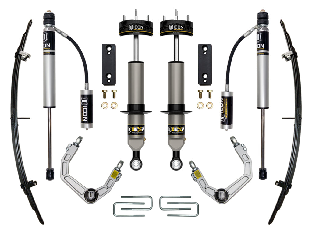 ICON Vehicle Dynamics K53222 05-23 TACOMA 0-2" STAGE 3 EXP SUSPENSION SYSTEM BILLET for Select Toyota Tacoma