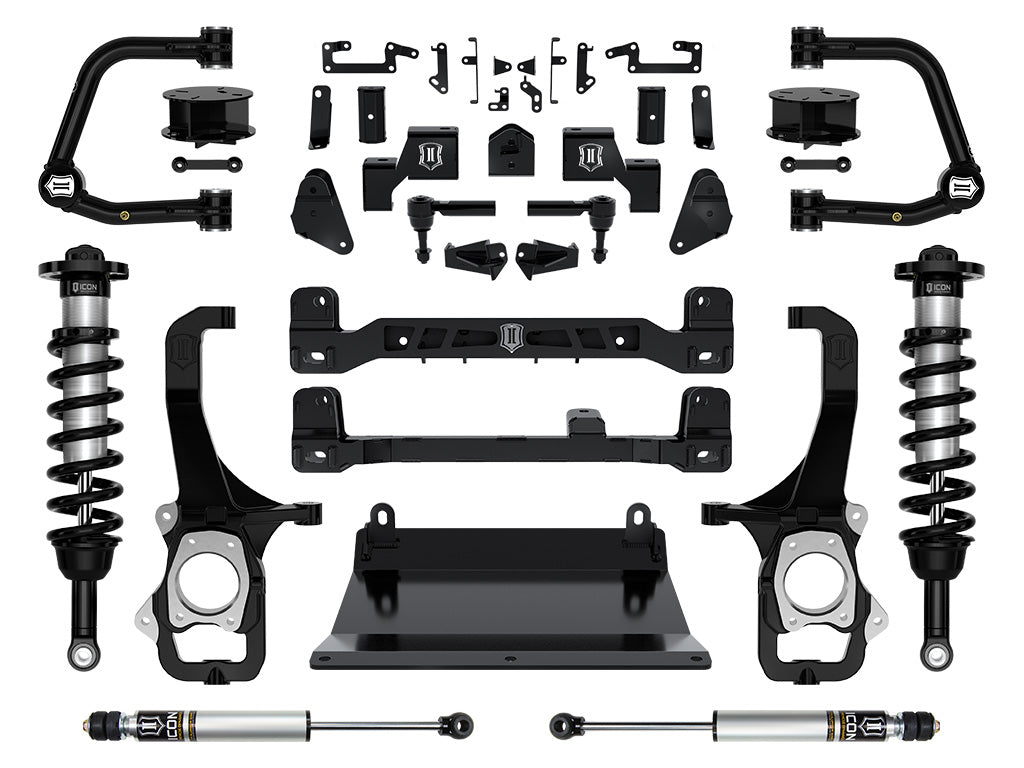 ICON Vehicle Dynamics K53272T 22-24 TOYOTA TUNDRA 6" STAGE 2 SUSPENSION SYSTEM TUBULAR UCA for Select Toyota Tundra