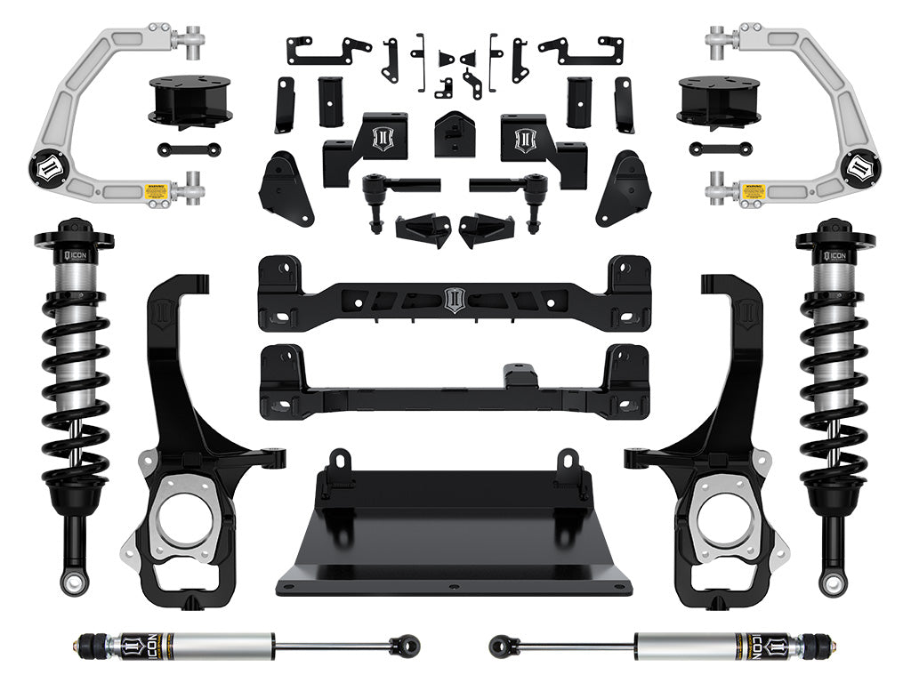 ICON Vehicle Dynamics K53272 22-24 TOYOTA TUNDRA 6" STAGE 2 SUSPENSION SYSTEM BILLET UCA for Select Toyota Tundra