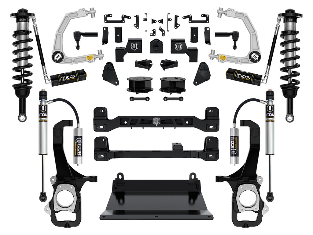 ICON Vehicle Dynamics K53273 22-24 TOYOTA TUNDRA 6" STAGE 3 SUSPENSION SYSTEM BILLET UCA for Select Toyota Tundra
