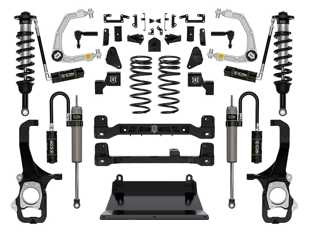 ICON Vehicle Dynamics K53274 22-24 TOYOTA TUNDRA 6" STAGE 4 SUSPENSION SYSTEM BILLET UCA for Select Toyota Tundra
