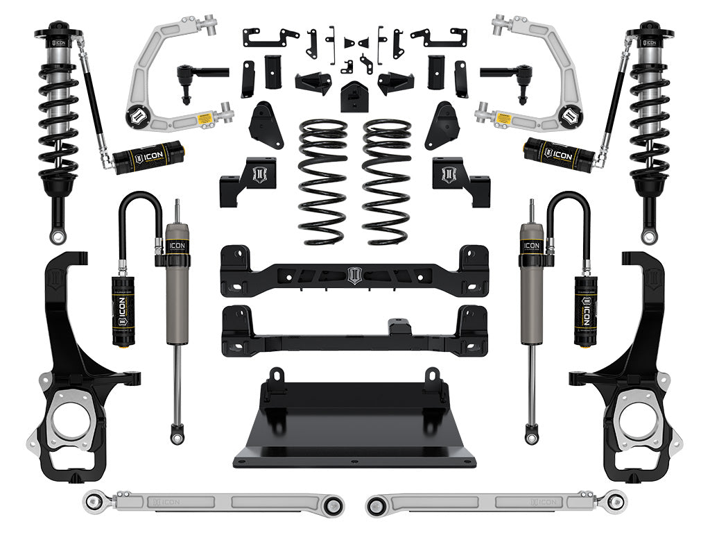 ICON Vehicle Dynamics K53275 22-24 TOYOTA TUNDRA 6" STAGE 5 SUSPENSION SYSTEM BILLET UCA for Select Toyota Tundra