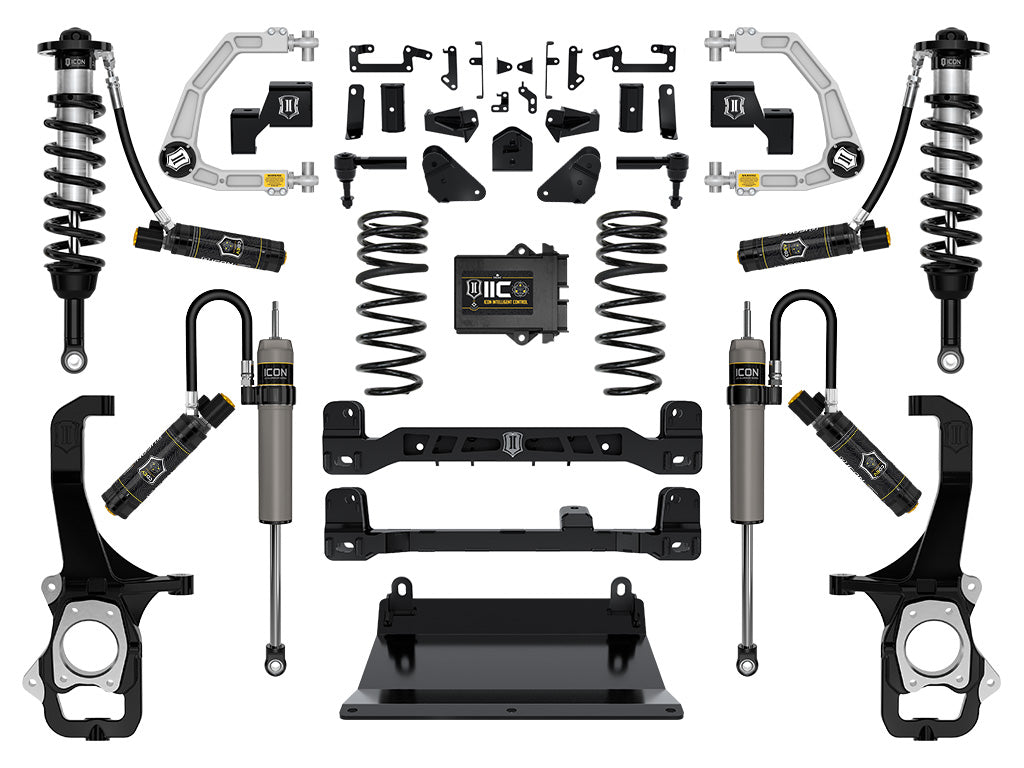 ICON Vehicle Dynamics K53278 22-24 TOYOTA TUNDRA 6" STAGE 8 SUSPENSION SYSTEM BILLET UCA for Select Toyota Tundra