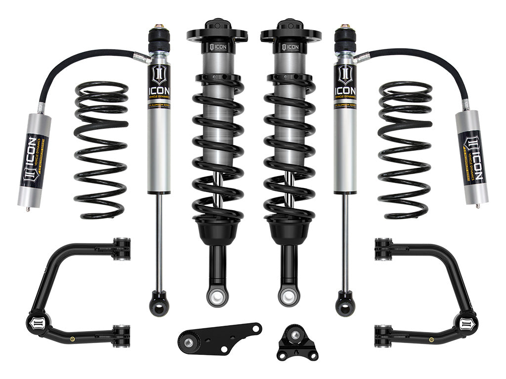 ICON Vehicle Dynamics K53293TX 24-25 TACOMA 1.25-3" STAGE 3 SUSPENSION SYSTEM TUBULAR OVERLAND REAR COILS for Select Toyota Tacoma