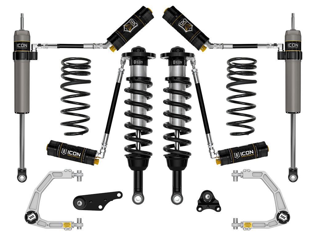 ICON Vehicle Dynamics K53295S 24-25 TACOMA 1.25-3" STAGE 5 SUSPENSION SYSTEM BILLET WITH TRIPLE RATE SPRING for Select Toyota Tacoma