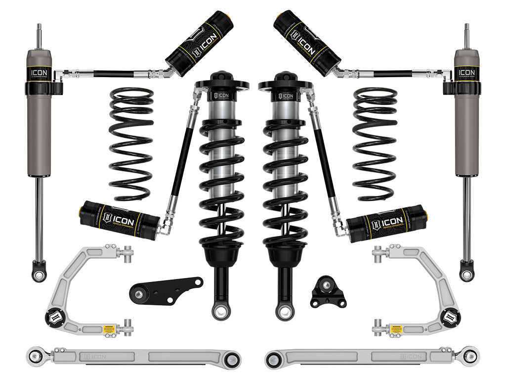 ICON Vehicle Dynamics K53297S 24-25 TACOMA 1.25-3" STAGE 7 SUSPENSION SYSTEM BILLET WITH TRIPLE RATE SPRING for Select Toyota Tacoma