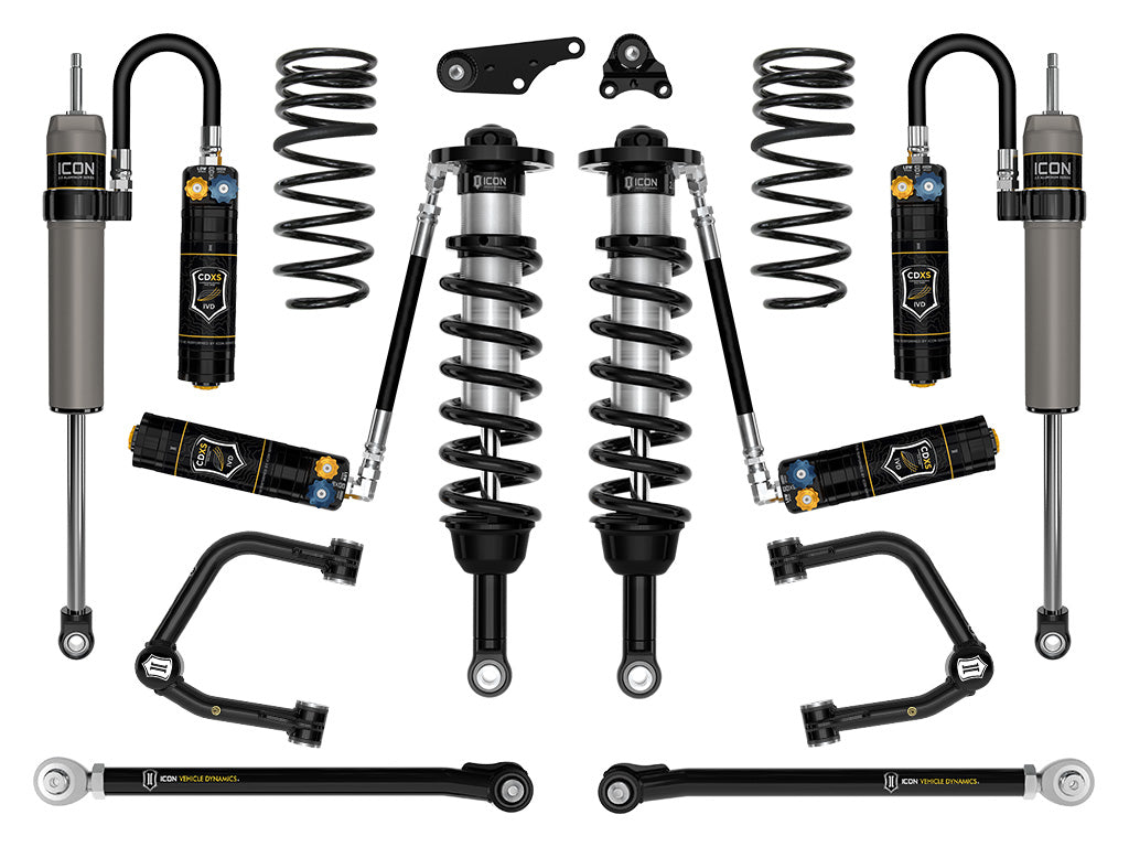 ICON Vehicle Dynamics K53299TX 24-25 TACOMA 1.25-3" STAGE 9 SUSPENSION SYSTEM TUBULAR OVERLAND REAR COILS for Select Toyota Tacoma