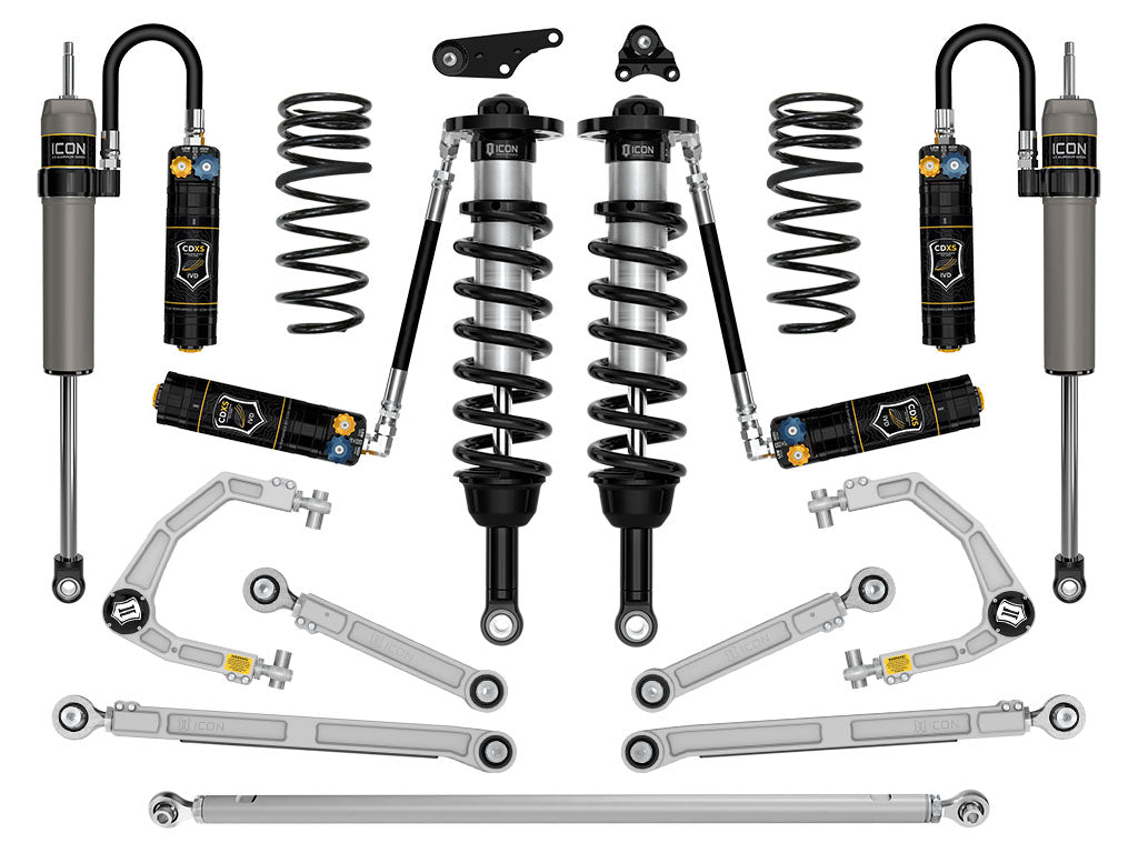 ICON Vehicle Dynamics K53302 24-25 TACOMA 1.25-3" STAGE 12 SUSPENSION SYSTEM BILLET for Select Toyota Tacoma