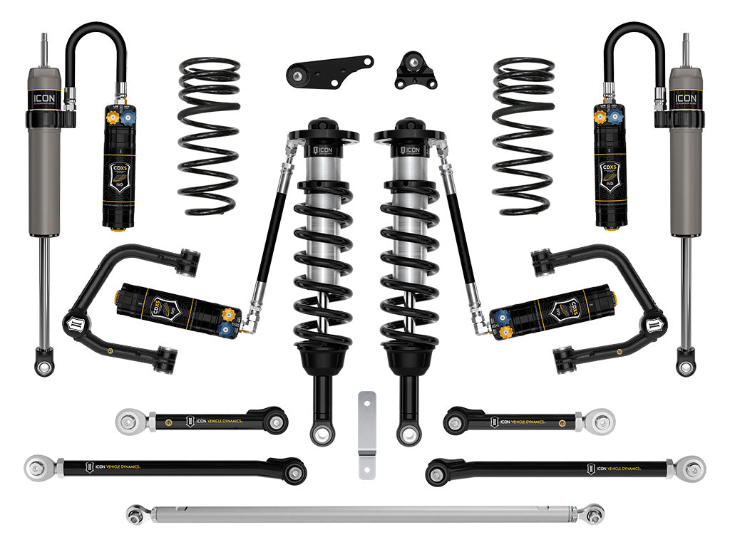 ICON Vehicle Dynamics K53369TD 24-25 LAND CRUISER 250 SERIES 1.25-3" LIFT STAGE 9 SUSP SYSTEM CDXS TUBULAR for Select Toyota Land Cruiser