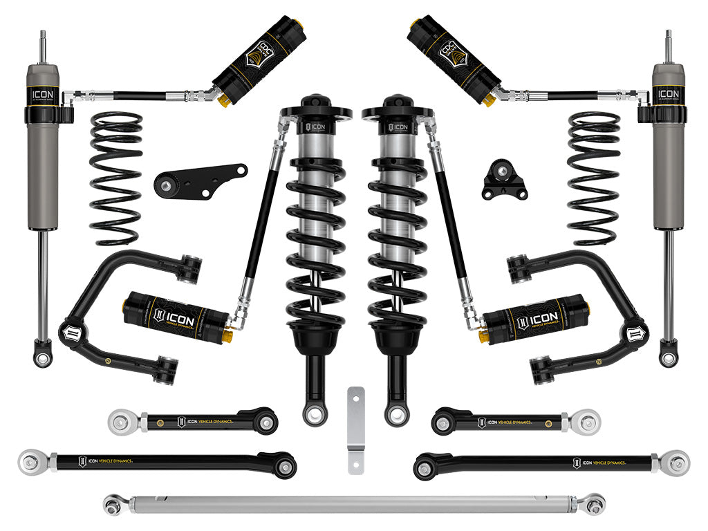 ICON Vehicle Dynamics K53369T 24-25 LAND CRUISER 250 SERIES 1.25-3" LIFT STAGE 9 SUSP SYSTEM CDCV TUBULAR for Select Toyota Land Cruiser