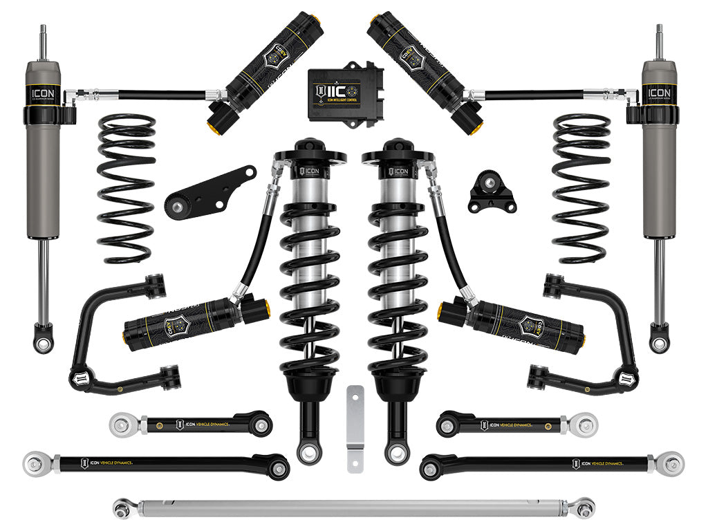 ICON Vehicle Dynamics K53372T 24-25 LAND CRUISER 250 SERIES 1.25-3" LIFT STAGE 12 SUSPENSION SYSTEM TUBULAR for Select Toyota Land Cruiser
