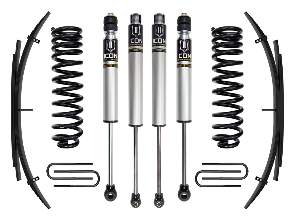 ICON Vehicle Dynamics K62511L 17-19 FORD F250/F350 2.5" STAGE 1 SUSPENSION SYSTEM W EXPANSION PACK for Select Ford F-250 Super Duty, Ford F-350 Super Duty