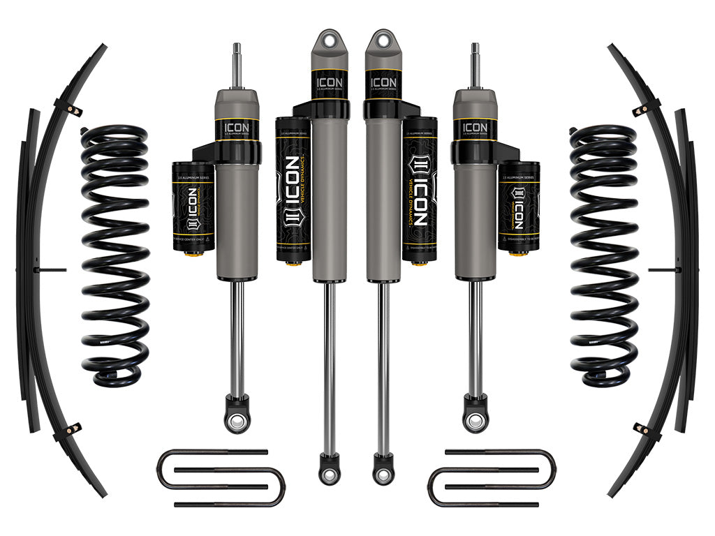 ICON Vehicle Dynamics K62512L 17-19 FORD F250/F350 2.5" STAGE 2 SUSPENSION SYSTEM W EXPANSION PACK for Select Ford F-250 Super Duty, Ford F-350 Super Duty