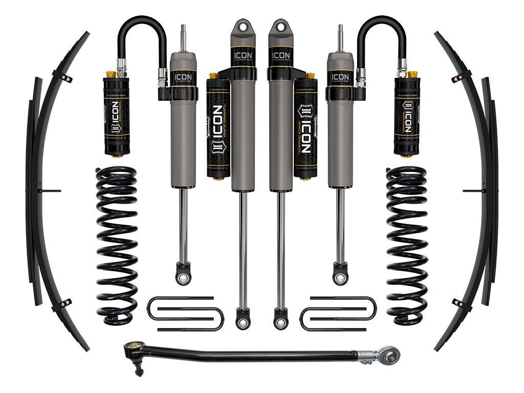 ICON Vehicle Dynamics K62514L 17-19 FORD F250/F350 2.5" STAGE 4 SUSPENSION SYSTEM W EXPANSION PACK for Select Ford F-250 Super Duty, Ford F-350 Super Duty