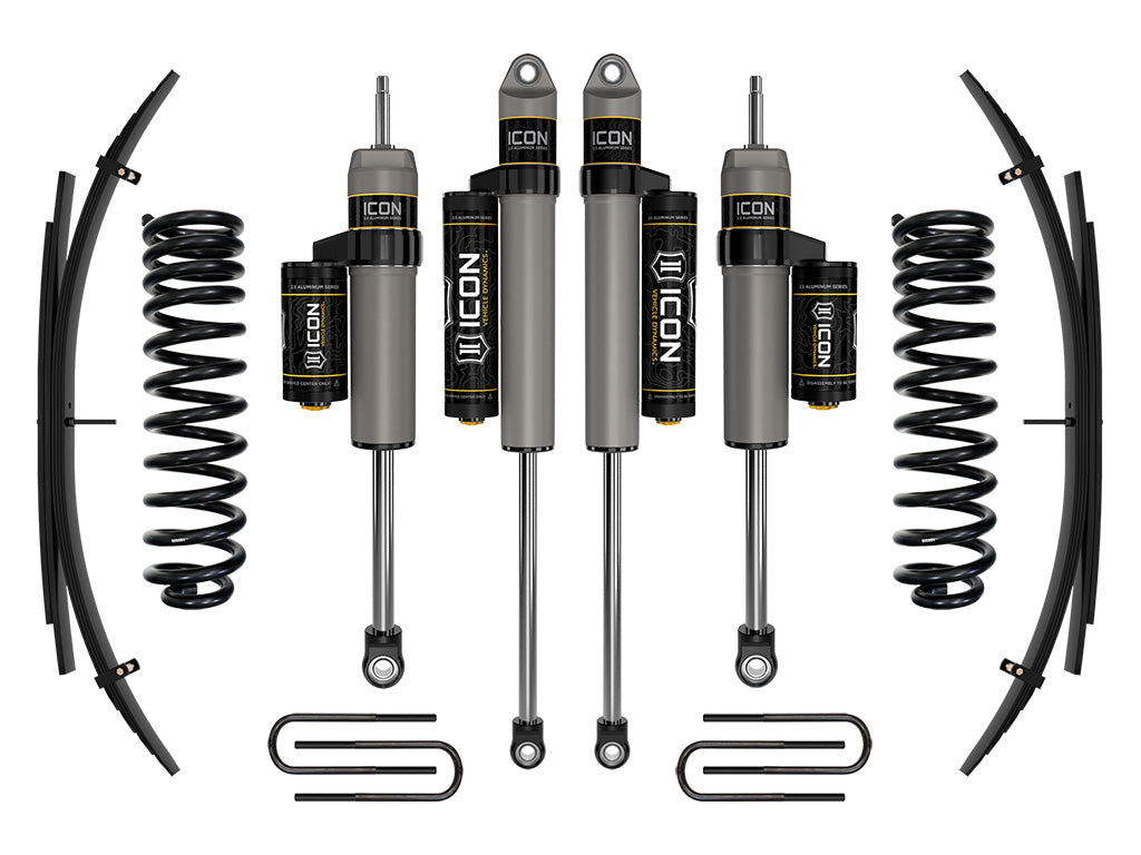 ICON Vehicle Dynamics K62522L 20-22 FORD F250/F350 2.5" STAGE 2 SUSPENSION SYSTEM W EXPANSION PACK for Select Ford F-250 Super Duty, Ford F-350 Super Duty
