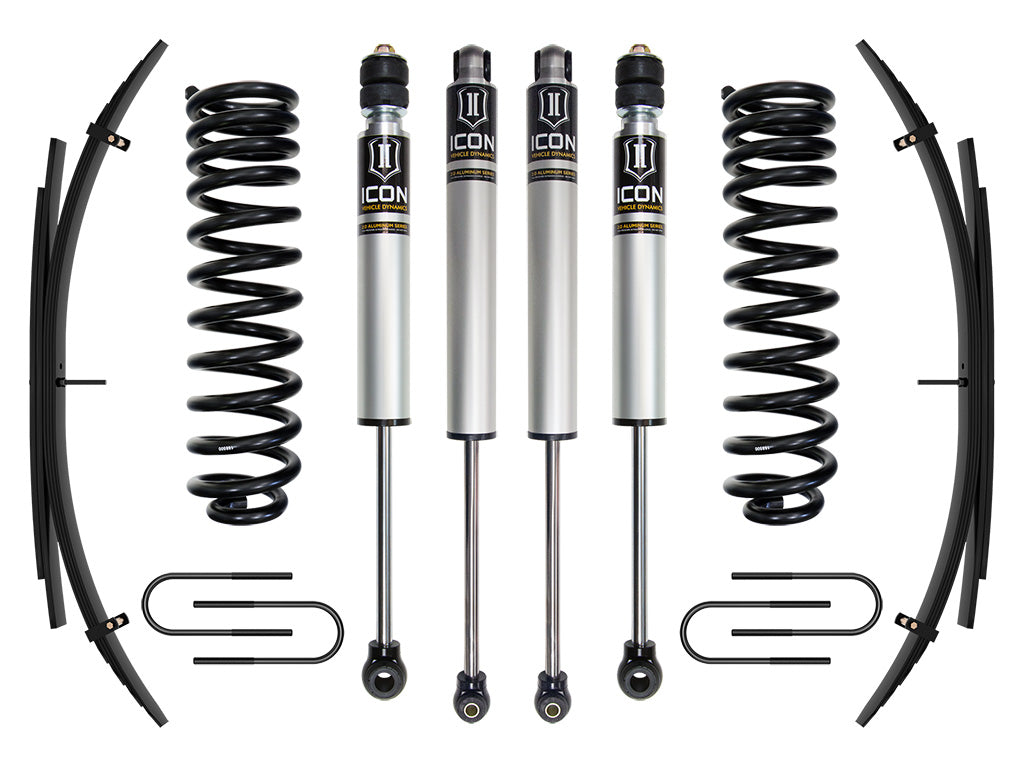 ICON Vehicle Dynamics K62571 08-10 FORD F250/F350 2.5" STAGE 1 SUSPENSION SYSTEM W EXPANSION PACK for Select Ford F-250 Super Duty, Ford F-350 Super Duty