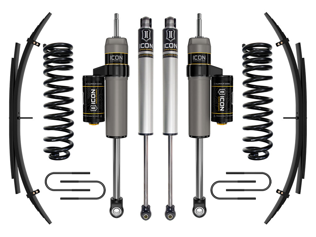 ICON Vehicle Dynamics K62572 08-10 FORD F250/F350 2.5" STAGE 2 SUSPENSION SYSTEM W EXPANSION PACK for Select Ford F-250 Super Duty, Ford F-350 Super Duty
