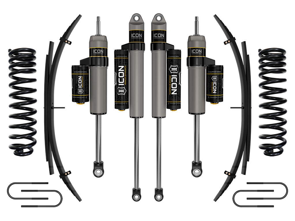 ICON Vehicle Dynamics K62573 08-10 FORD F250/F350 2.5" STAGE 3 SUSPENSION SYSTEM W EXPANSION PACK for Select Ford F-250 Super Duty, Ford F-350 Super Duty