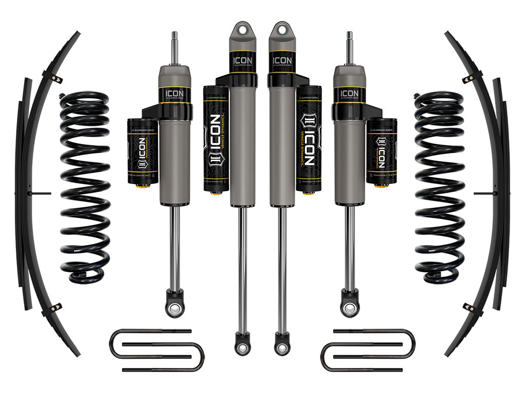ICON Vehicle Dynamics K62583 11-16 FORD F250/F350 2.5" STAGE 3 SUSPENSION SYSTEM W EXPANSION PACK for Select Ford F-250 Super Duty, Ford F-350 Super Duty