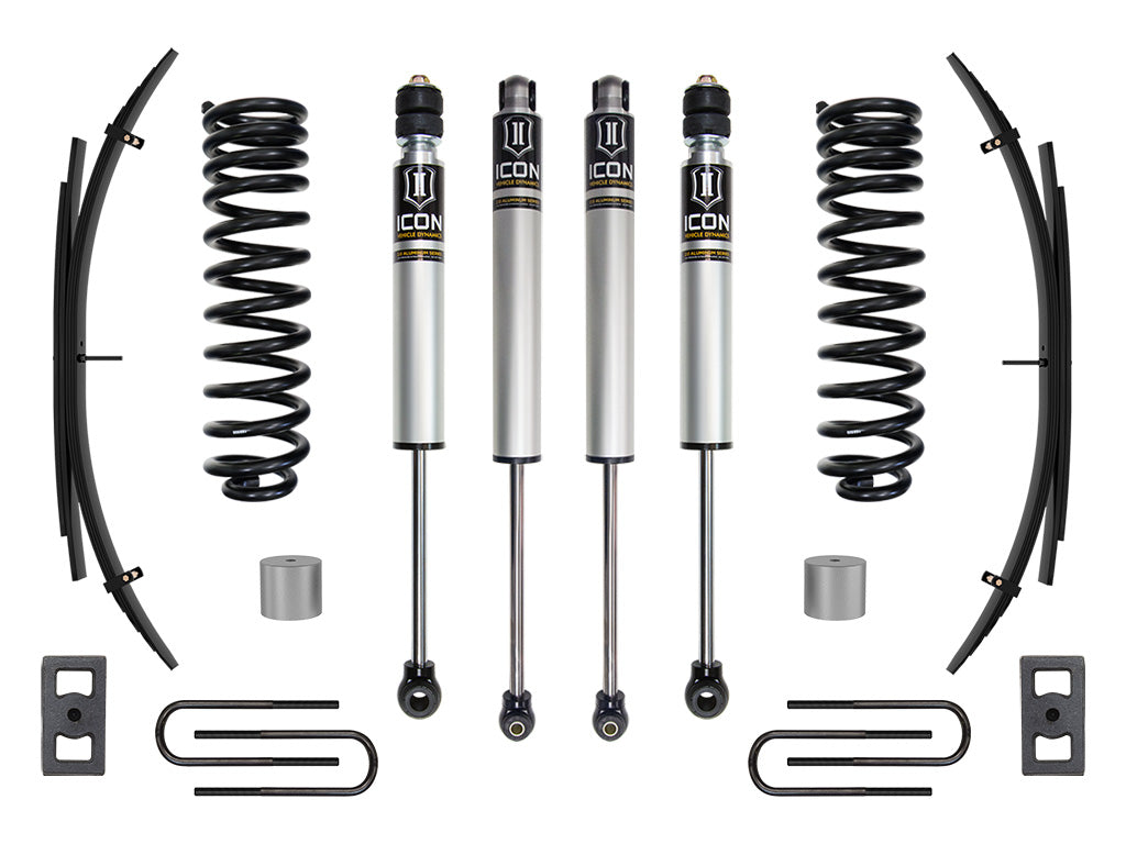 ICON Vehicle Dynamics K62591L 23 FORD F250/F350 GAS 2.5" STAGE 1 SUSPENSION SYSTEM W EXPANSION PACK for Select Ford F-250 Super Duty, Ford F-350 Super Duty