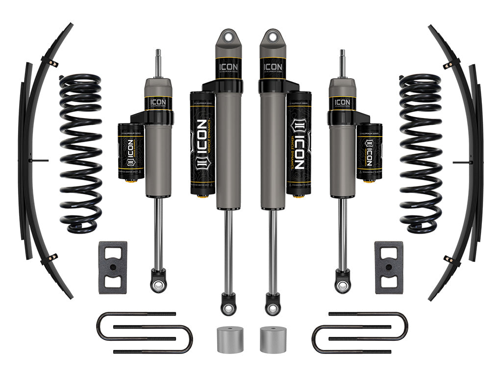 ICON Vehicle Dynamics K62592L 23 FORD F250/F350 GAS 2.5" STAGE 2 SUSPENSION SYSTEM W/ EXPANSION PACK for Select Ford F-250 Super Duty, Ford F-350 Super Duty
