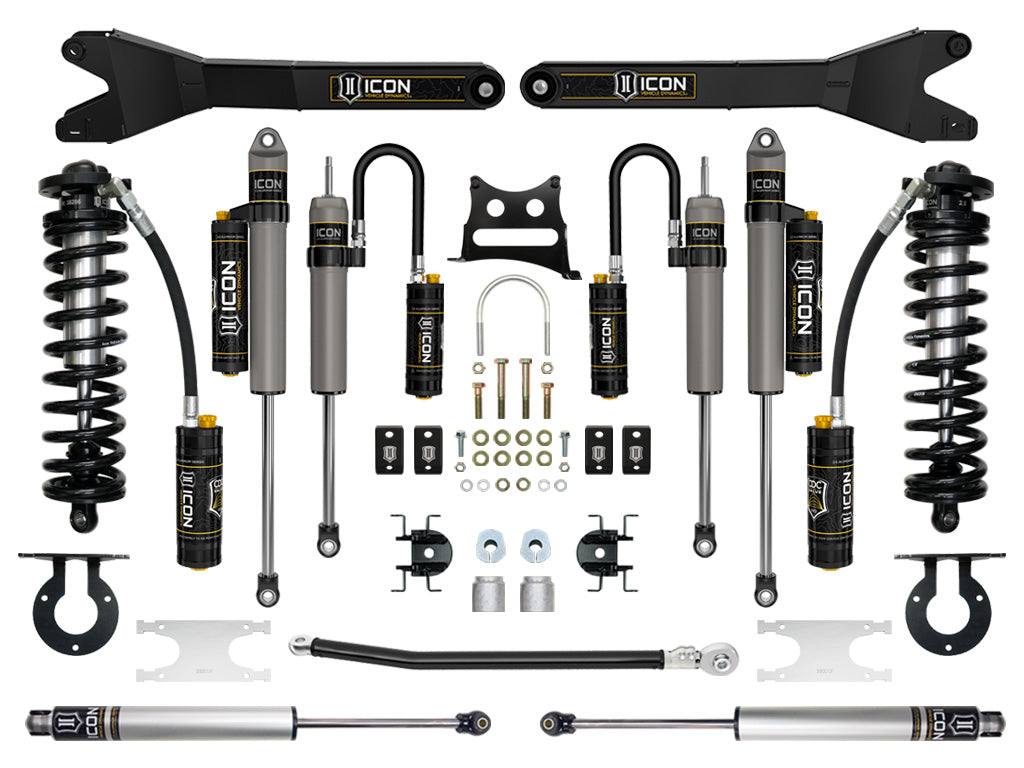 ICON Vehicle Dynamics K63106 05-16 FORD F250/F350 2.5-3" STAGE 6 COILOVER CONVERSION SYSTEM for Select Ford F-250 Super Duty, Ford F-350 Super Duty