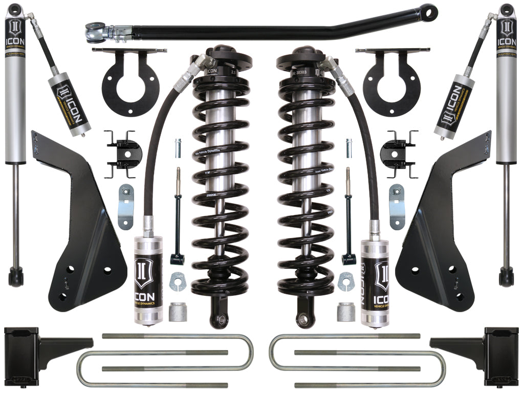 ICON Vehicle Dynamics K63111 05-07 FORD F-250/F-350 4-5.5" STAGE 1 COILOVER CONVERSION SYSTEM for Select Ford F-250 Super Duty, Ford F-350 Super Duty
