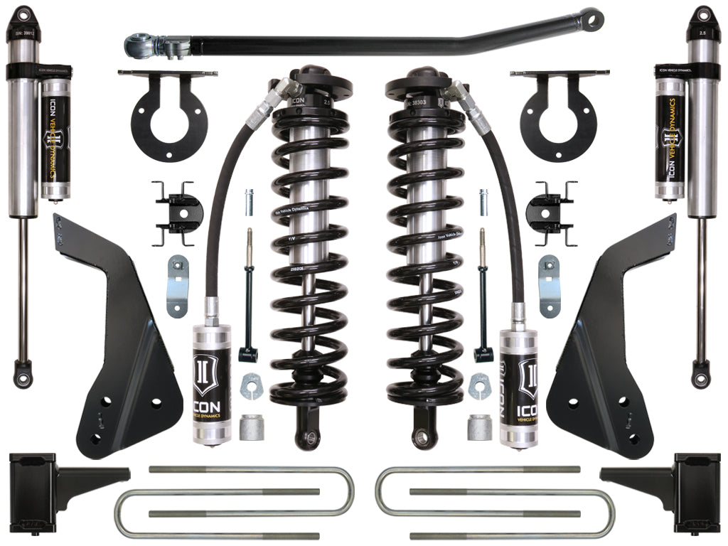ICON Vehicle Dynamics K63113 05-07 FORD F-250/F-350 4-5.5" STAGE 3 COILOVER CONVERSION SYSTEM for Select Ford F-250 Super Duty, Ford F-350 Super Duty