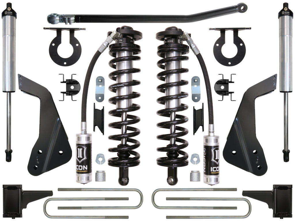 ICON Vehicle Dynamics K63122 08-10 FORD F-250/F-350 4-5.5" STAGE 2 COILOVER CONVERSION SYSTEM for Select Ford F-250 Super Duty