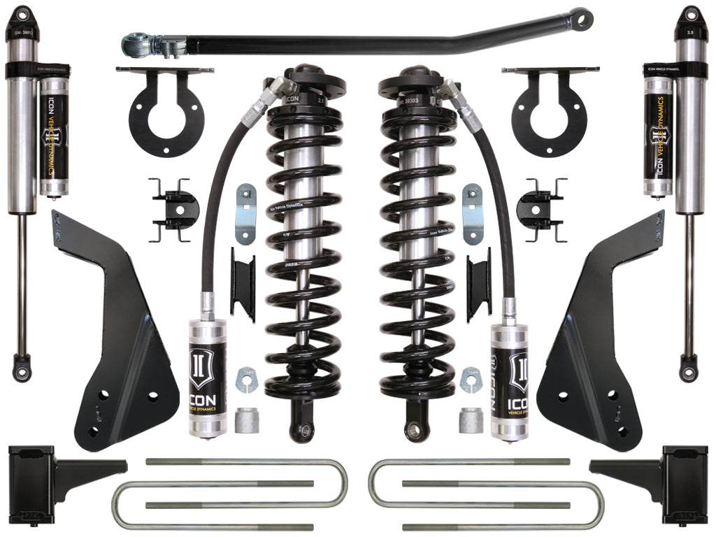 ICON Vehicle Dynamics K63123 08-10 FORD F-250/F-350 4-5.5" STAGE 3 COILOVER CONVERSION SYSTEM for Select Ford F-250 Super Duty, Ford F-350 Super Duty