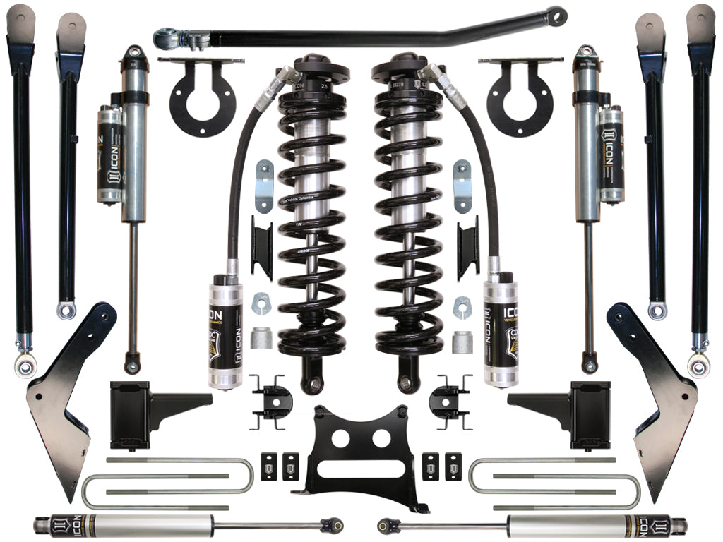 ICON Vehicle Dynamics K63125 08-10 FORD F-250/F-350 4-5.5" STAGE 5 COILOVER CONVERSION SYSTEM for Select Ford F-250 Super Duty, Ford F-350 Super Duty