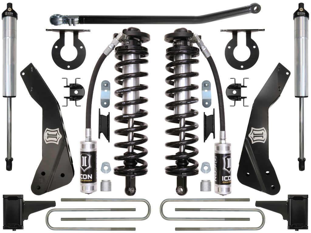 ICON Vehicle Dynamics K63132 11-16 FORD F-250/F-350 4-5.5" STAGE 2 COILOVER CONVERSION SYSTEM for Select Ford F-250 Super Duty