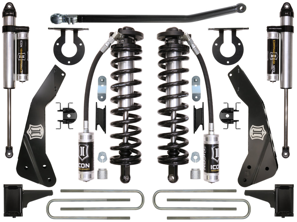 ICON Vehicle Dynamics K63133 11-16 FORD F-250/F-350 4-5.5" STAGE 3 COILOVER CONVERSION SYSTEM for Select Ford F-250 Super Duty, Ford F-350 Super Duty