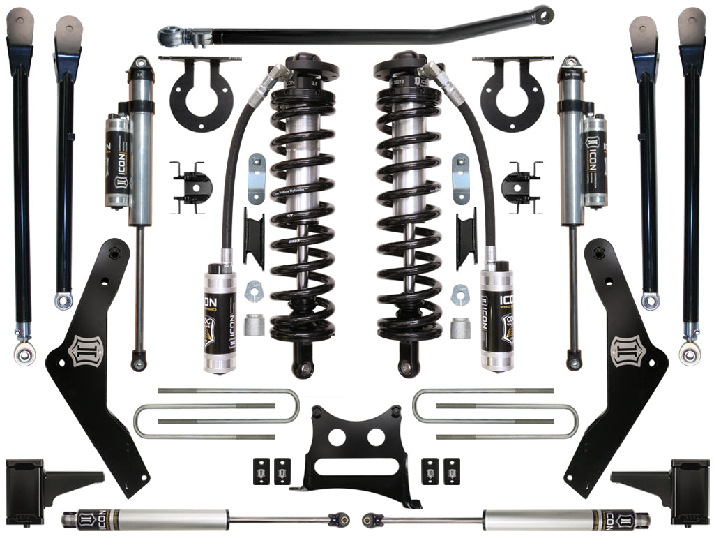 ICON Vehicle Dynamics K63135 11-16 FORD F-250/F-350 4-5.5" STAGE 5 COILOVER CONVERSION SYSTEM for Select Ford F-250 Super Duty, Ford F-350 Super Duty