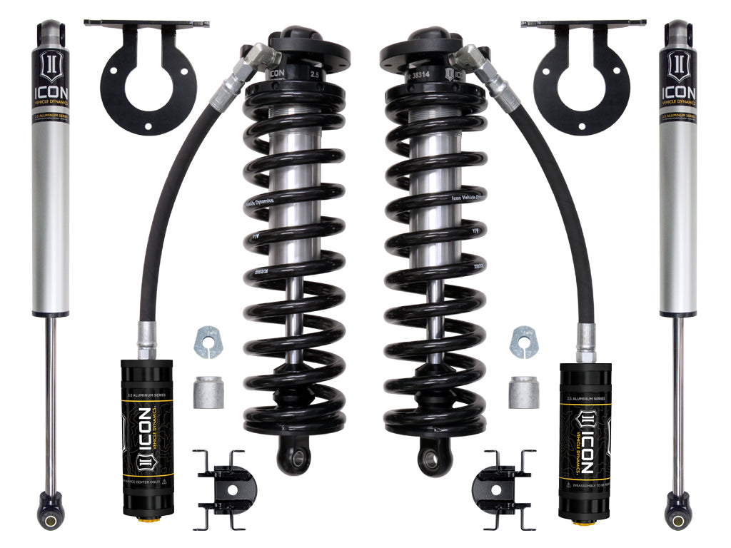 ICON Vehicle Dynamics K63141 17-23 FORD F250/F350 2.5-3" STAGE 1 COILOVER CONVERSION SYSTEM for Select Ford F-250 Super Duty, Ford F-350 Super Duty
